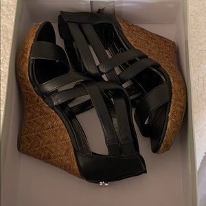 jessica simpson black wedges